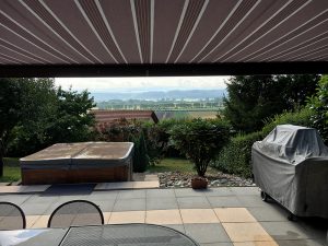 Store à toile villa